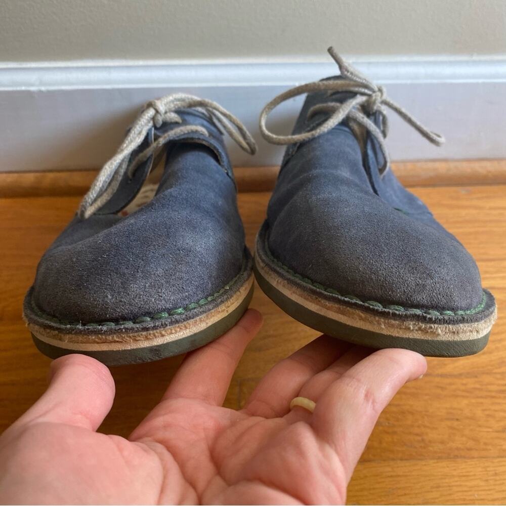 Ted Baker London | Chock Oxford Suede Derby Shoes Blue Size 13 - Picture 4 of 11